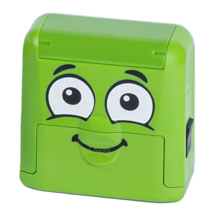 The Marky name stamp in green